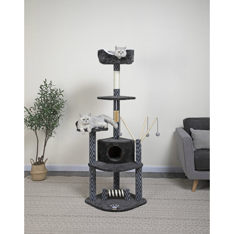 Go Pet Club 62" Cat Tree & Reviews Wayfair